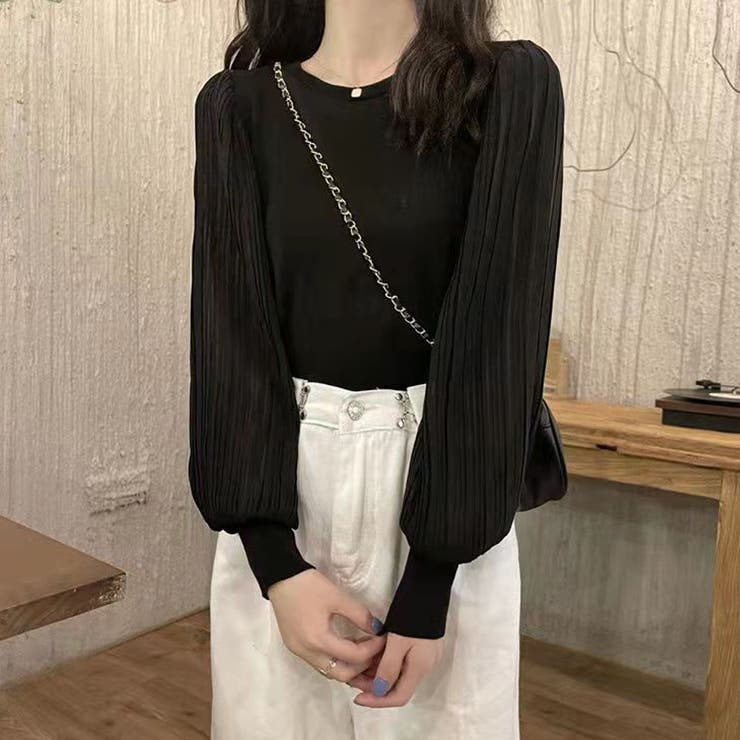 ニットブラウス 異素材 風トップス | SUNSHINE CLOSET | 詳細画像7 