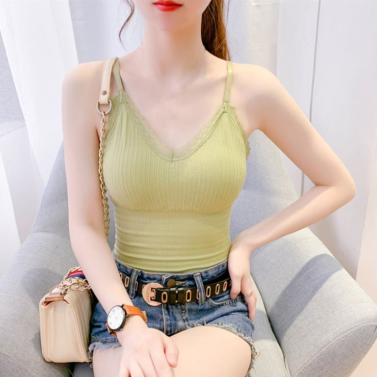 レースキャミソール カップ付きブラトップ | SUNSHINE CLOSET | 詳細画像10 