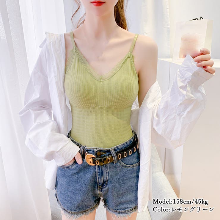 レースキャミソール カップ付きブラトップ | SUNSHINE CLOSET | 詳細画像11 