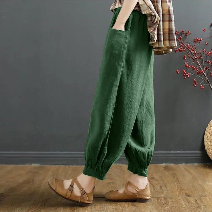 サルエルパンツ レディース ハイウエスト | SUNSHINE CLOSET | 詳細画像9 