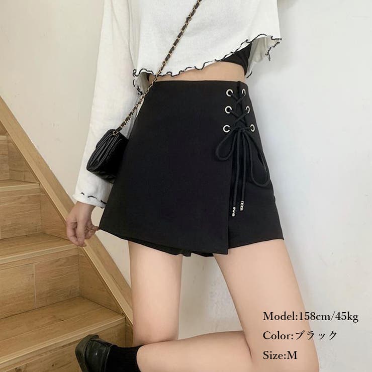 サイドレースアップ キュロットパンツ | SUNSHINE CLOSET | 詳細画像6 