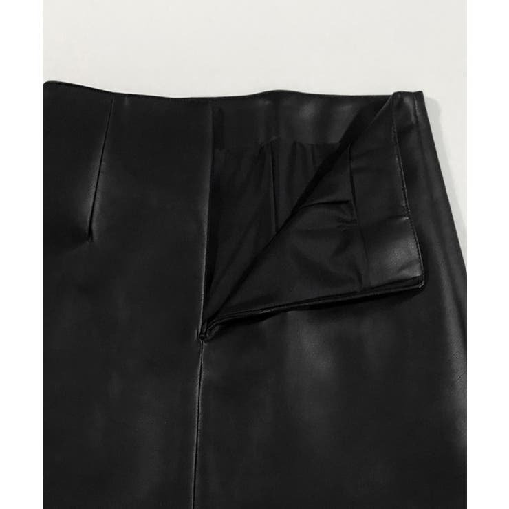 PUレザー ミニスカート美脚ハイウエスト | SUNSHINE CLOSET | 詳細画像14 