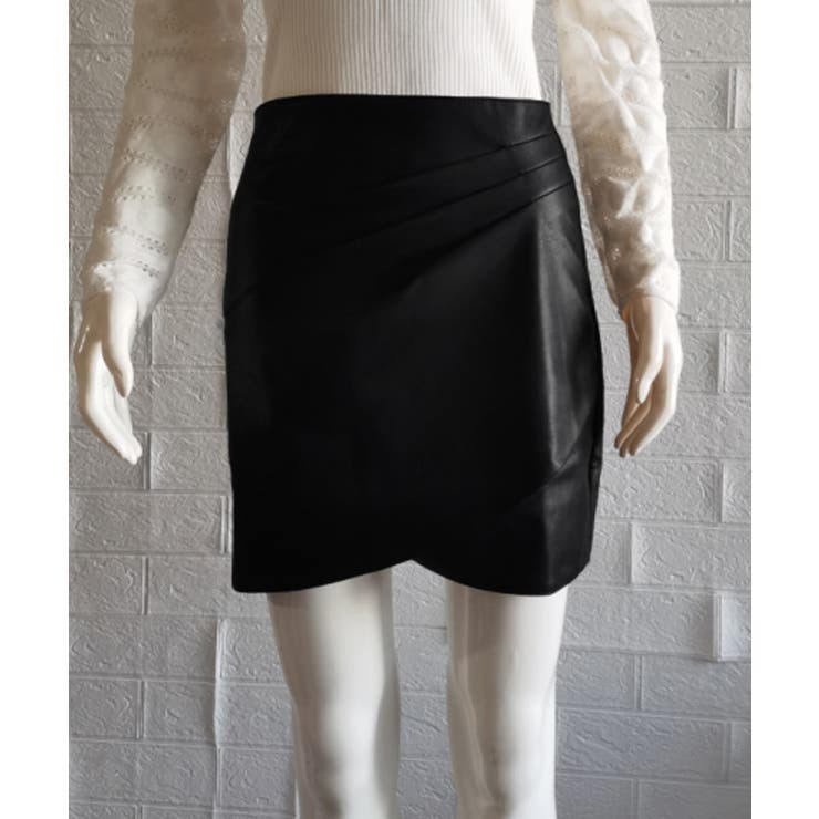 PUレザー ミニスカート美脚ハイウエスト | SUNSHINE CLOSET | 詳細画像7 