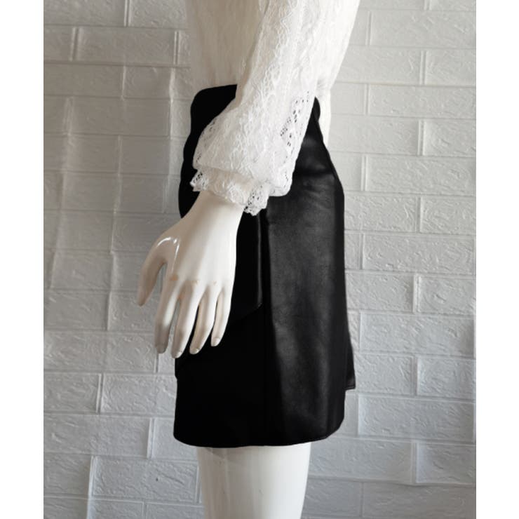 PUレザー ミニスカート美脚ハイウエスト | SUNSHINE CLOSET | 詳細画像8 