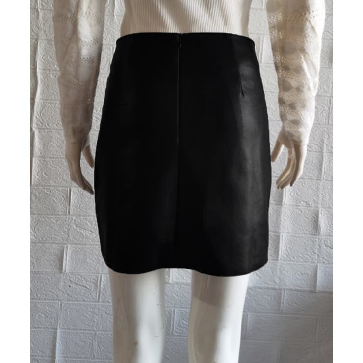 PUレザー ミニスカート美脚ハイウエスト | SUNSHINE CLOSET | 詳細画像9 