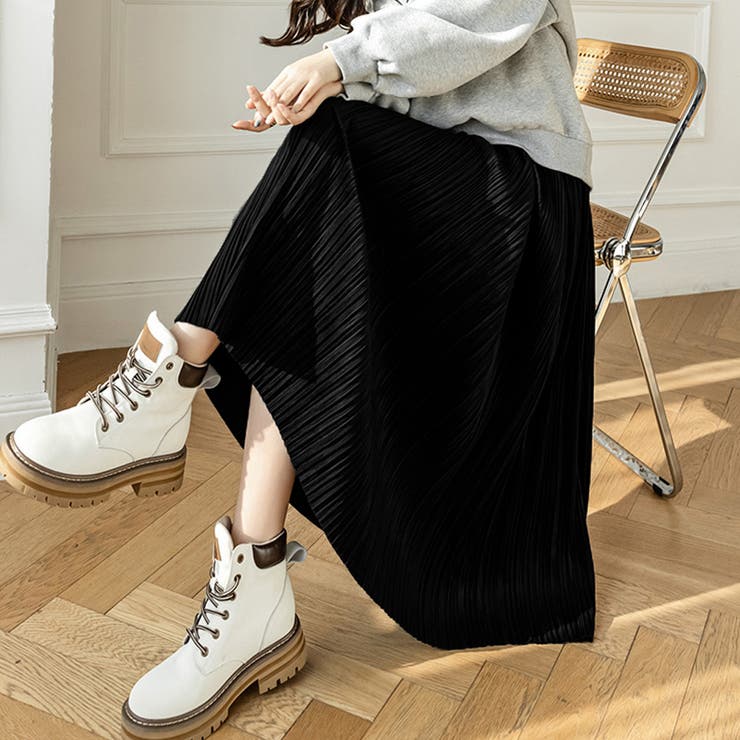 プリーツスカート ハイウエスト 着やせ | SUNSHINE CLOSET | 詳細画像7 