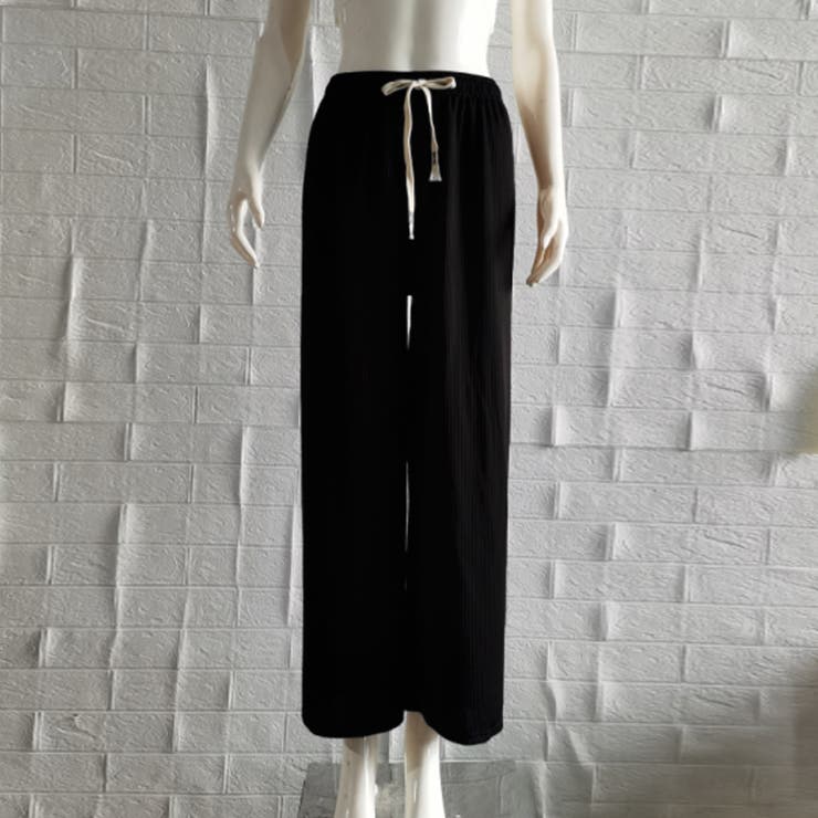 セミワイドパンツ レディースウエストゴム | SUNSHINE CLOSET | 詳細画像12 