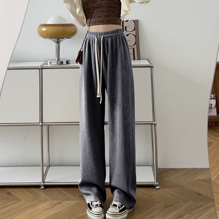 セミワイドパンツ レディースウエストゴム | SUNSHINE CLOSET | 詳細画像8 