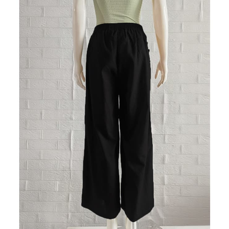 綿麻風ワイドパンツレディースリネンパンツ | SUNSHINE CLOSET | 詳細画像12 