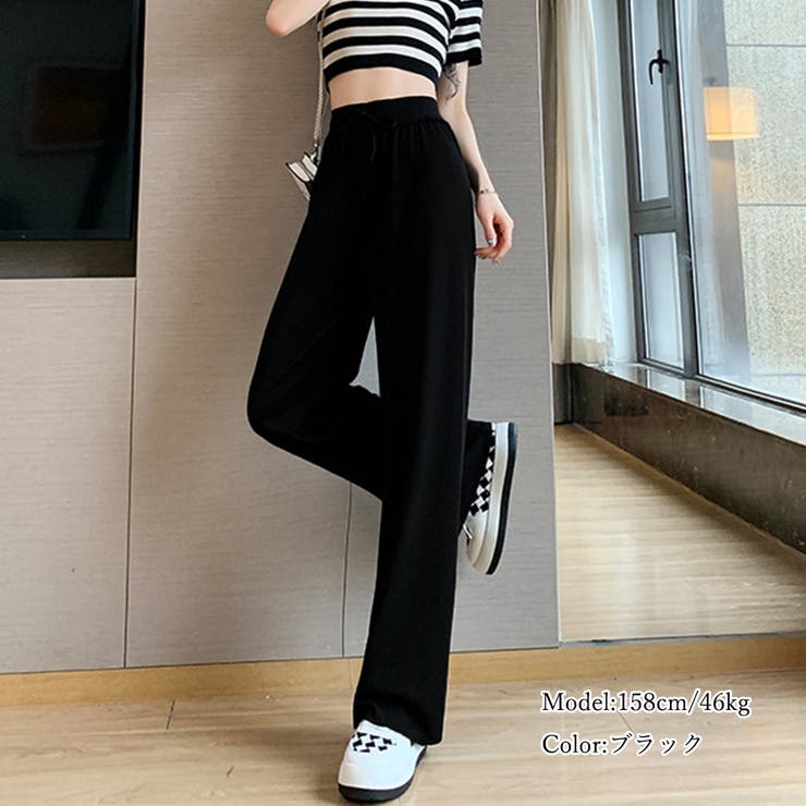 セミワイドパンツ 冷感タッチロングパンツ | SUNSHINE CLOSET | 詳細画像5 