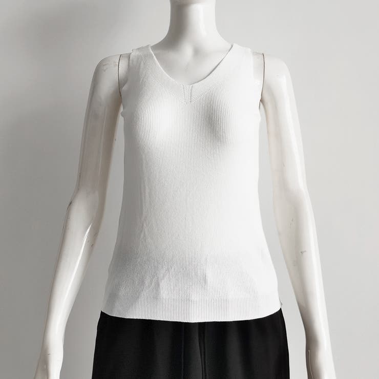 ニットタンクトップ Vネックサマーニット | SUNSHINE CLOSET | 詳細画像11 