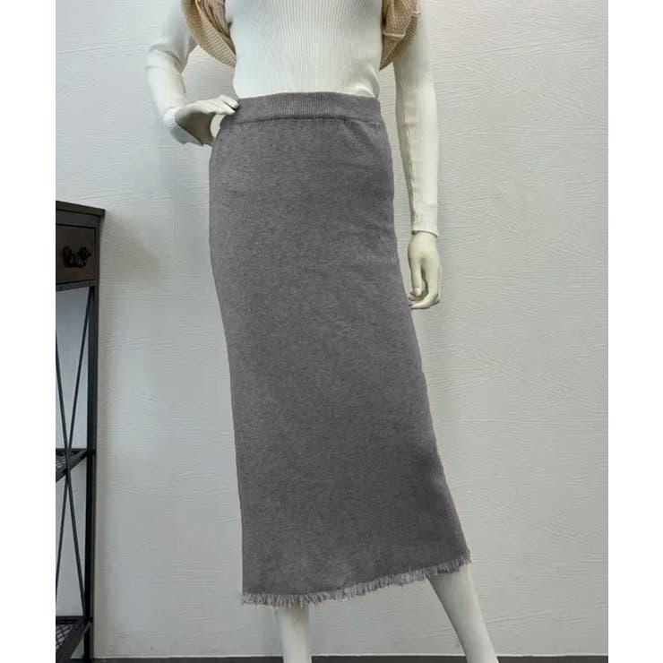 ロングスカート 裾フリンジニットスカート | SUNSHINE CLOSET | 詳細画像12 