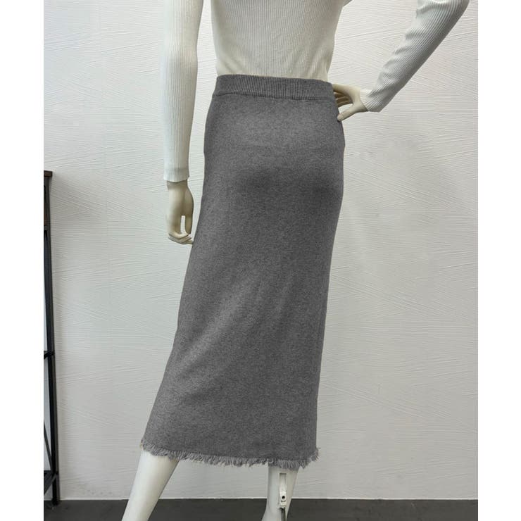 ロングスカート 裾フリンジニットスカート | SUNSHINE CLOSET | 詳細画像14 