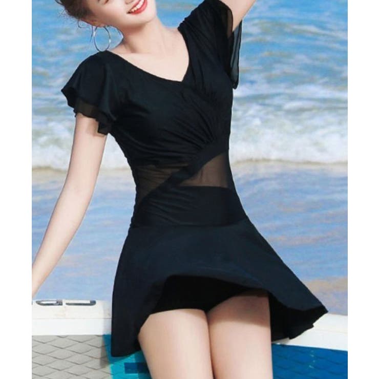 ワンピース水着 レディース体型カバー水着 | SUNSHINE CLOSET | 詳細画像4 