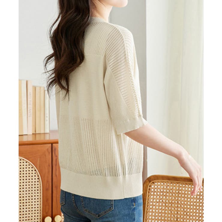 ニットトップス きれいめ 体型カバー大人 | SUNSHINE CLOSET | 詳細画像3 