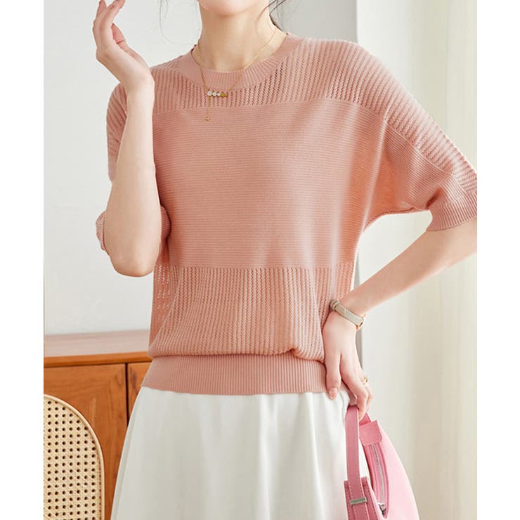 ニットトップス きれいめ 体型カバー大人 | SUNSHINE CLOSET | 詳細画像7 