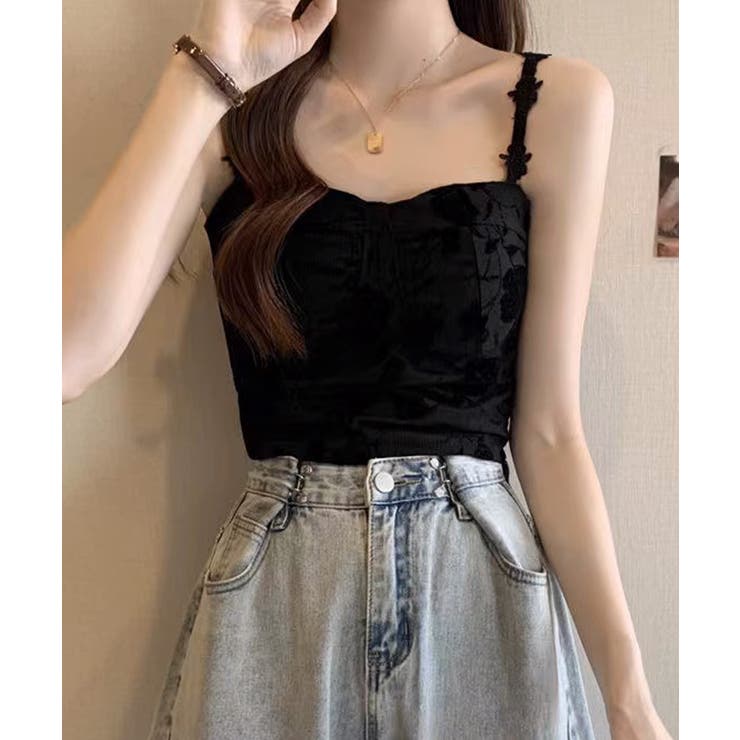 パッド付きキャミソールバックシャーリング | SUNSHINE CLOSET | 詳細画像4 