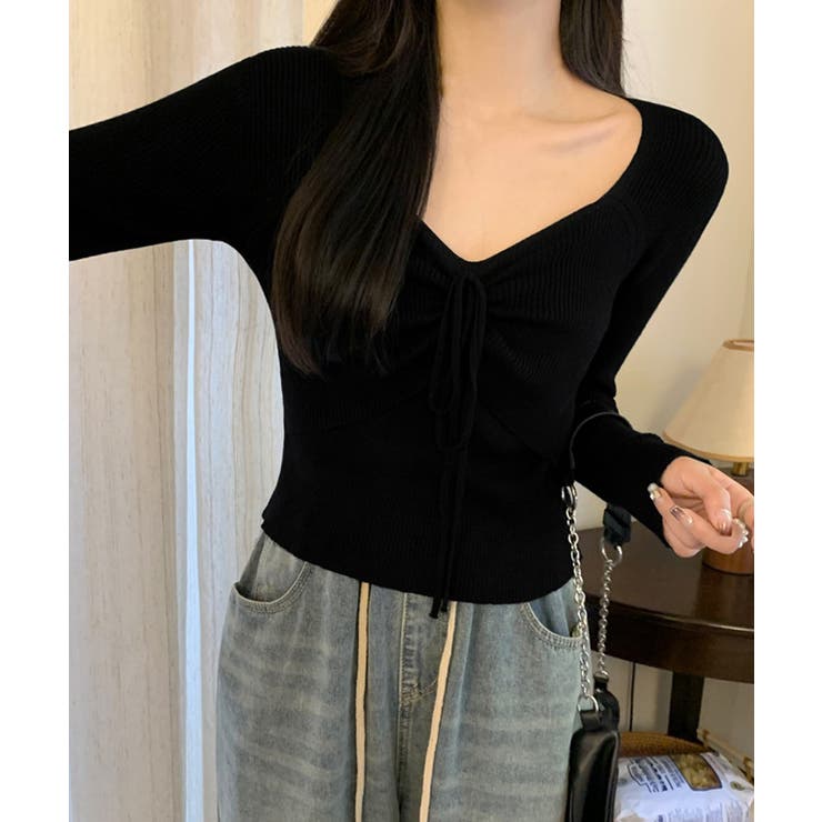 ニットトップス レディース リボン付き | SUNSHINE CLOSET | 詳細画像5 