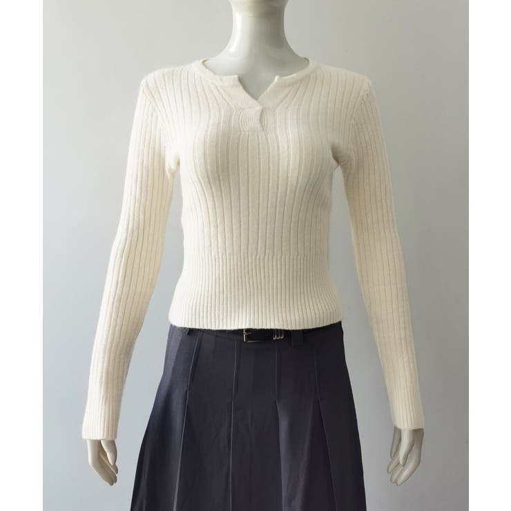 リブニット トップス きれいめ 長袖 | SUNSHINE CLOSET | 詳細画像12 