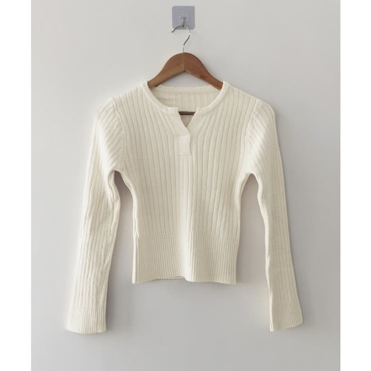 リブニット トップス きれいめ 長袖 | SUNSHINE CLOSET | 詳細画像15 