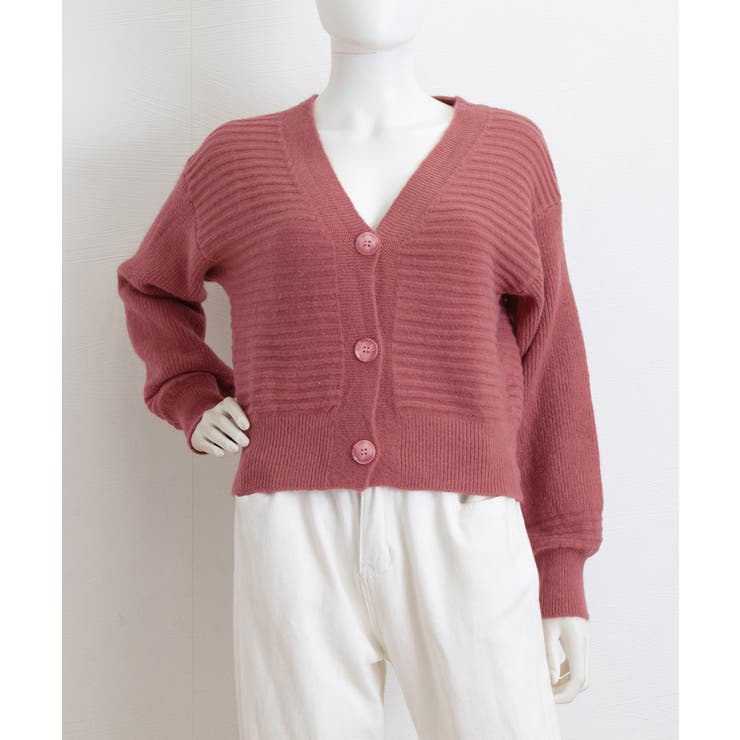 ニットカーディガン ショート丈 韓国風 | SUNSHINE CLOSET | 詳細画像10 