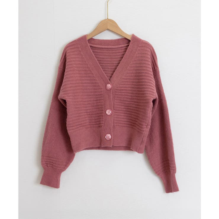 ニットカーディガン ショート丈 韓国風 | SUNSHINE CLOSET | 詳細画像13 