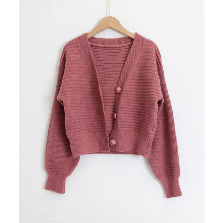 ニットカーディガン ショート丈 韓国風 | SUNSHINE CLOSET | 詳細画像14 