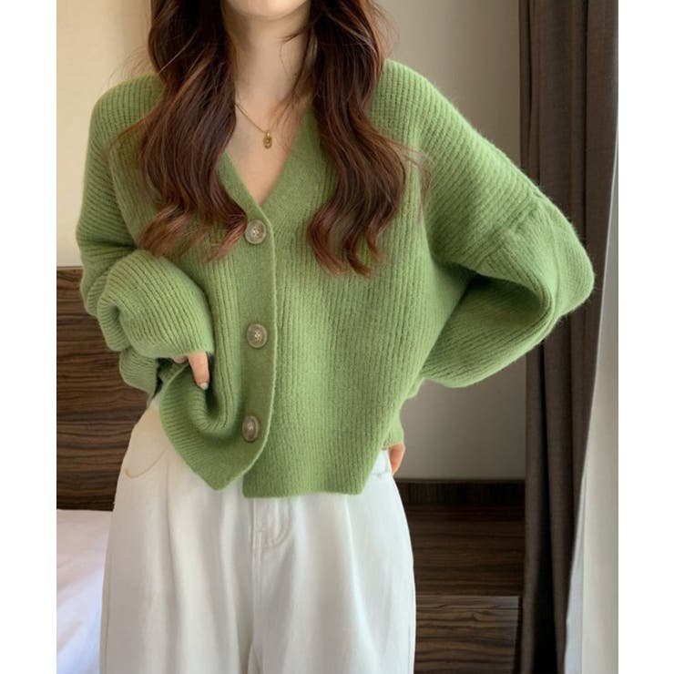 ニットカーディガン Vネック 長袖秋冬服 | SUNSHINE CLOSET | 詳細画像5 