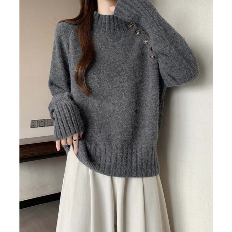 ニットトップス 体型カバー 長袖秋冬服 | SUNSHINE CLOSET | 詳細画像6 
