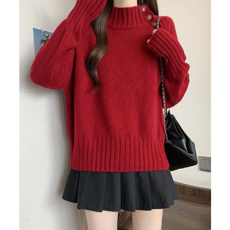 ニットトップス 体型カバー 長袖秋冬服 | SUNSHINE CLOSET | 詳細画像8 