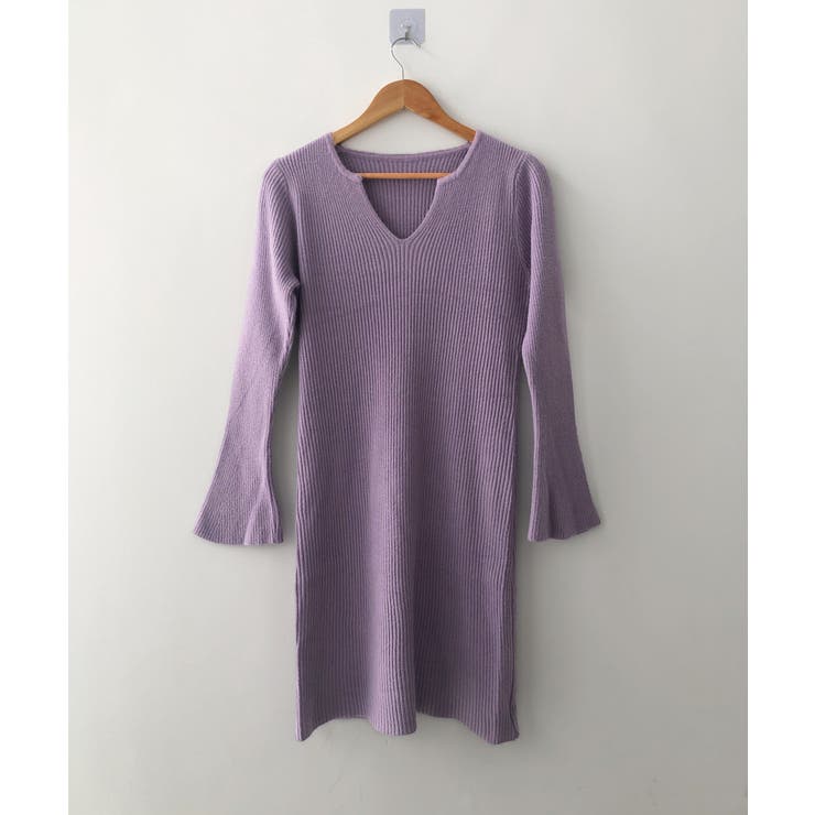 キーネック タイトリブニットワンピース | SUNSHINE CLOSET | 詳細画像10 