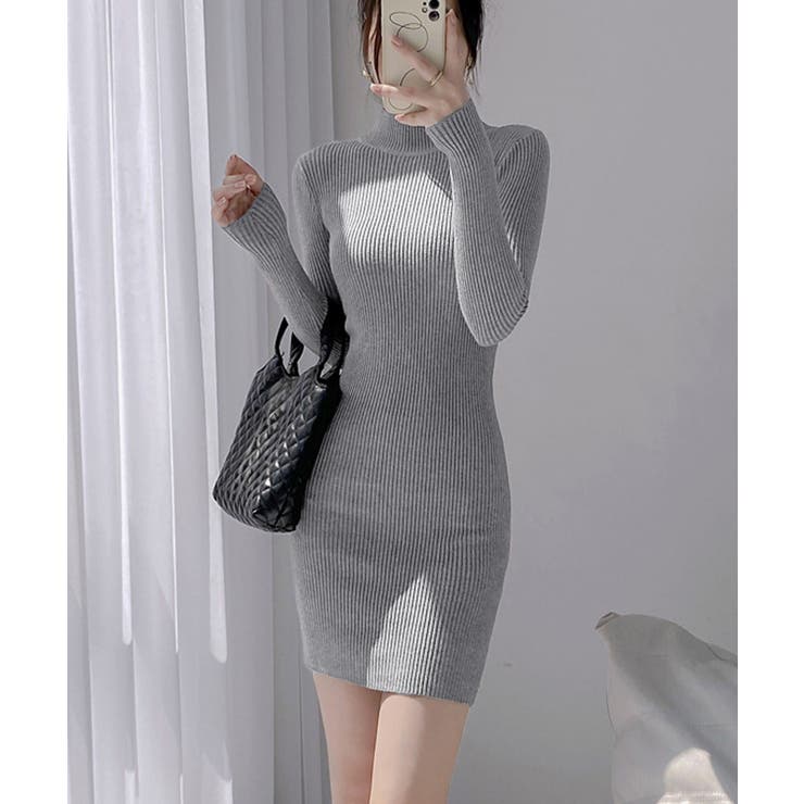 ニットワンピース 長袖 タイトワンピース | SUNSHINE CLOSET | 詳細画像5 