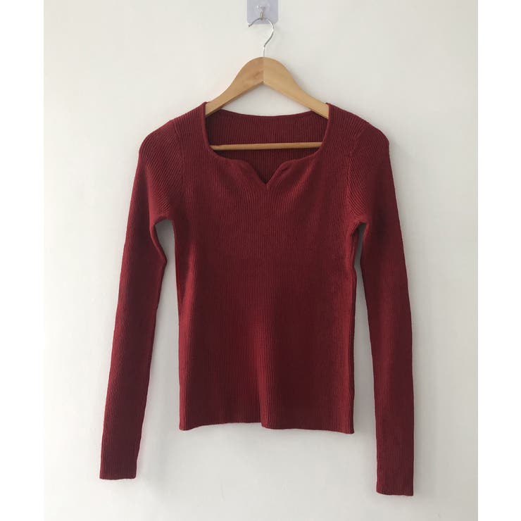 キーネック タイトリブニット 韓国風 | SUNSHINE CLOSET | 詳細画像13 