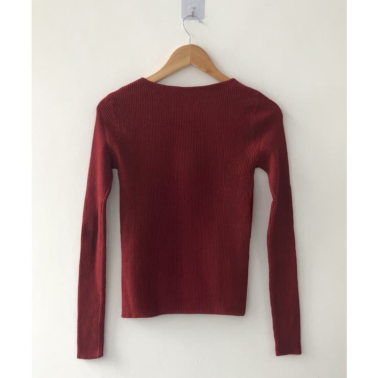 キーネック タイトリブニット 韓国風 | SUNSHINE CLOSET | 詳細画像14 