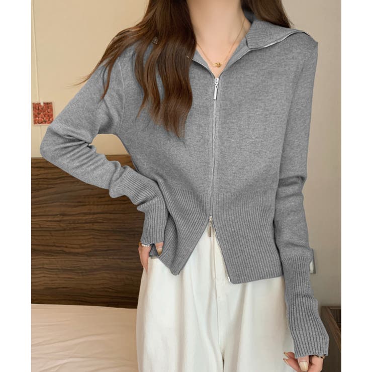 レディース 大人カジュアル フロントジップ | SUNSHINE CLOSET | 詳細画像1 