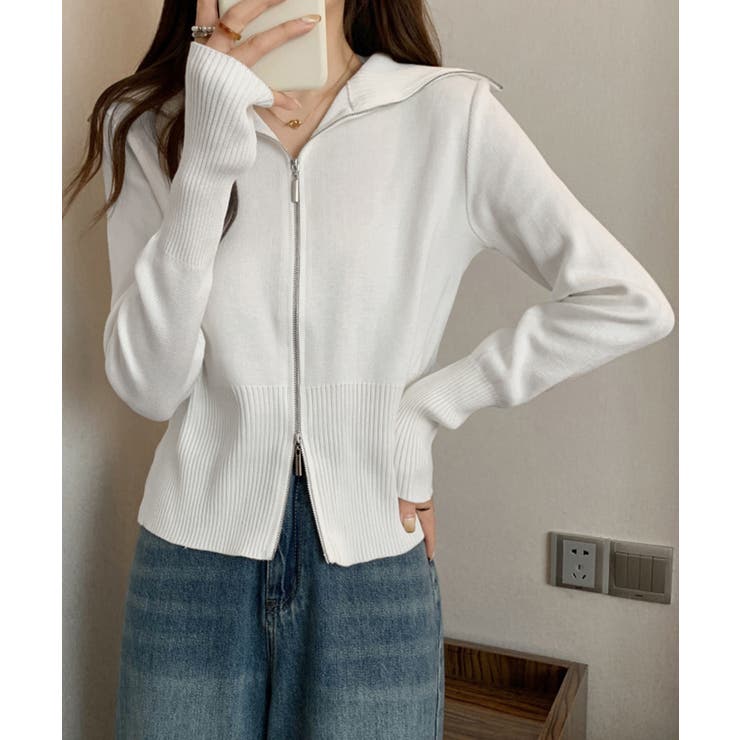 レディース 大人カジュアル フロントジップ | SUNSHINE CLOSET | 詳細画像3 