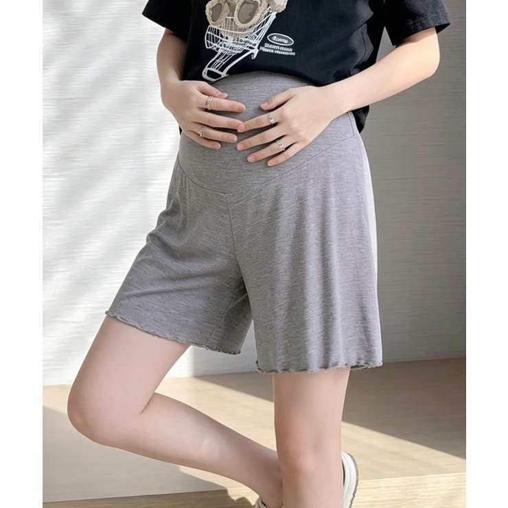 お腹巻き付きマタニティウェア アジャスター付き タップパンツ | SUNSHINE CLOSET | 詳細画像2 