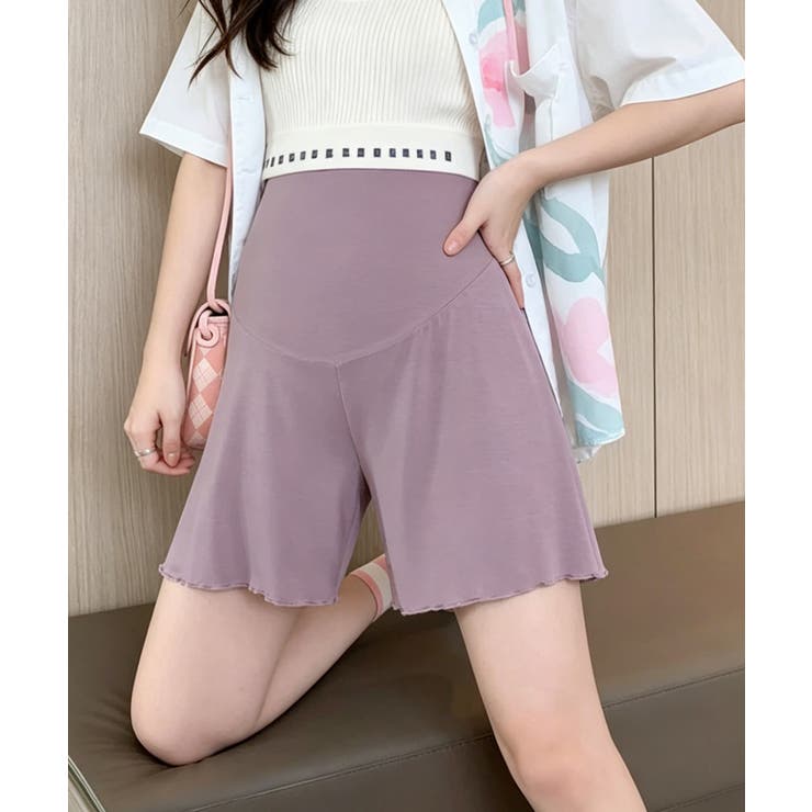 お腹巻き付きマタニティウェア アジャスター付き タップパンツ | SUNSHINE CLOSET | 詳細画像9 