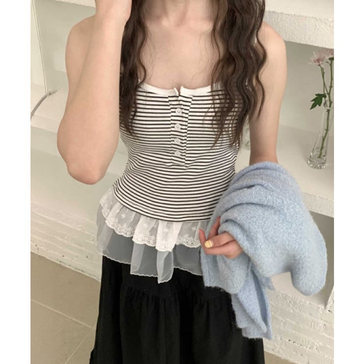 レディース ノースリーブトップス レース | SUNSHINE CLOSET | 詳細画像12 