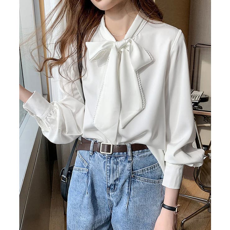 シフォンブラウス 無地 上品 | SUNSHINE CLOSET | 詳細画像1 
