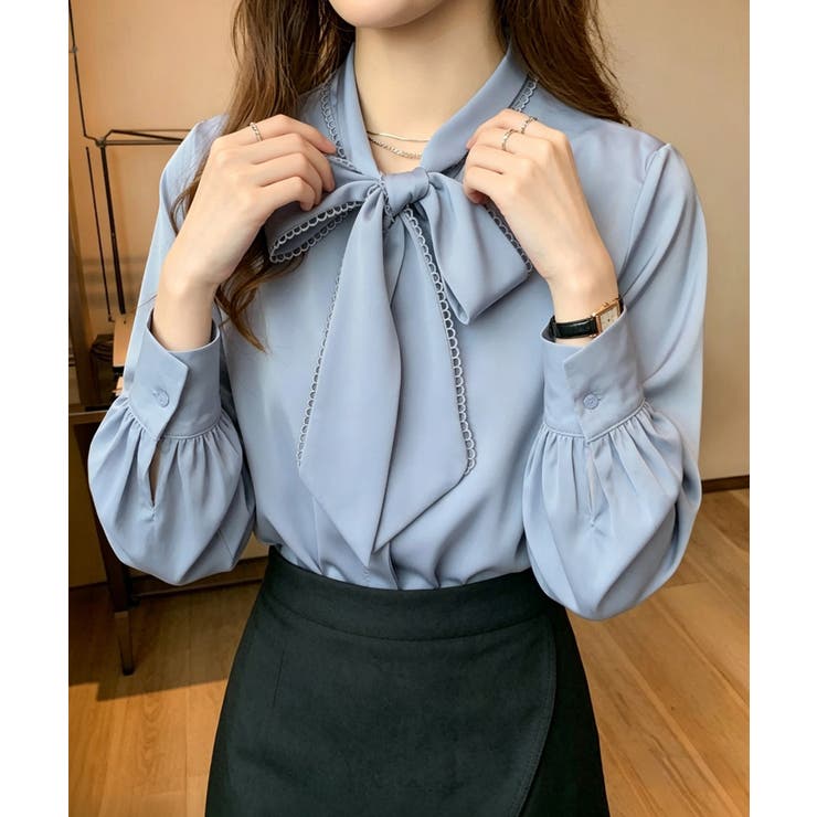 シフォンブラウス 無地 上品 | SUNSHINE CLOSET | 詳細画像2 