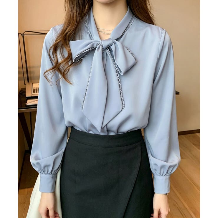 シフォンブラウス 無地 上品 | SUNSHINE CLOSET | 詳細画像3 
