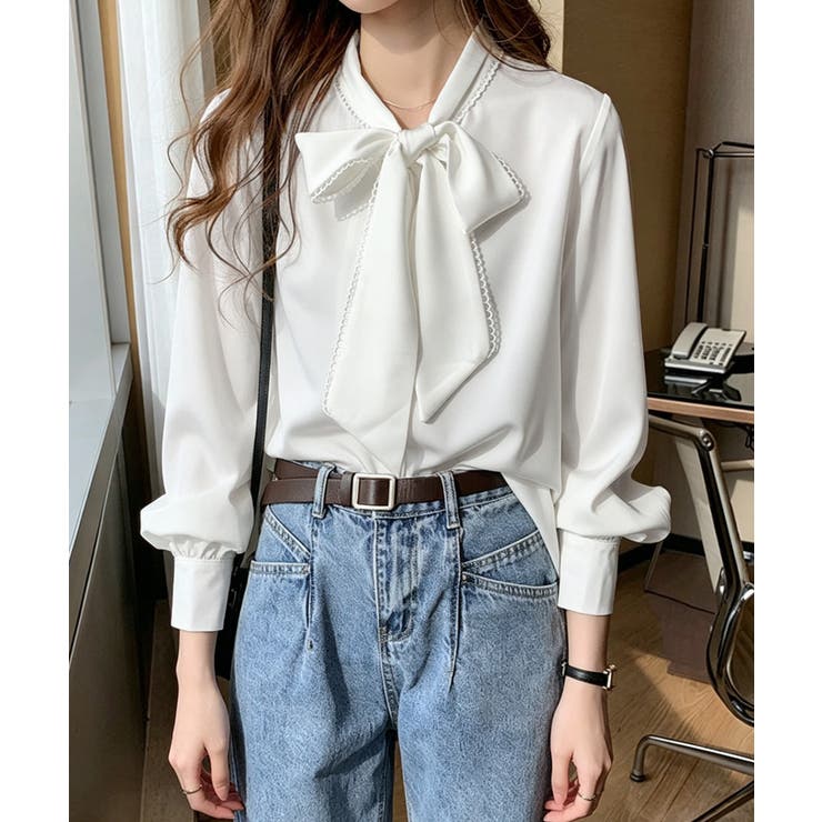 シフォンブラウス 無地 上品 | SUNSHINE CLOSET | 詳細画像5 