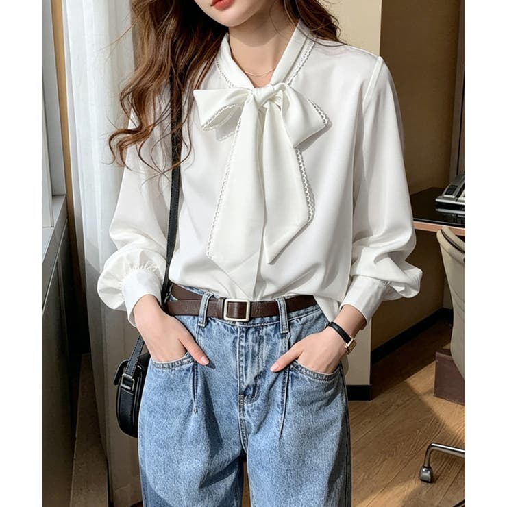 シフォンブラウス 無地 上品 | SUNSHINE CLOSET | 詳細画像6 