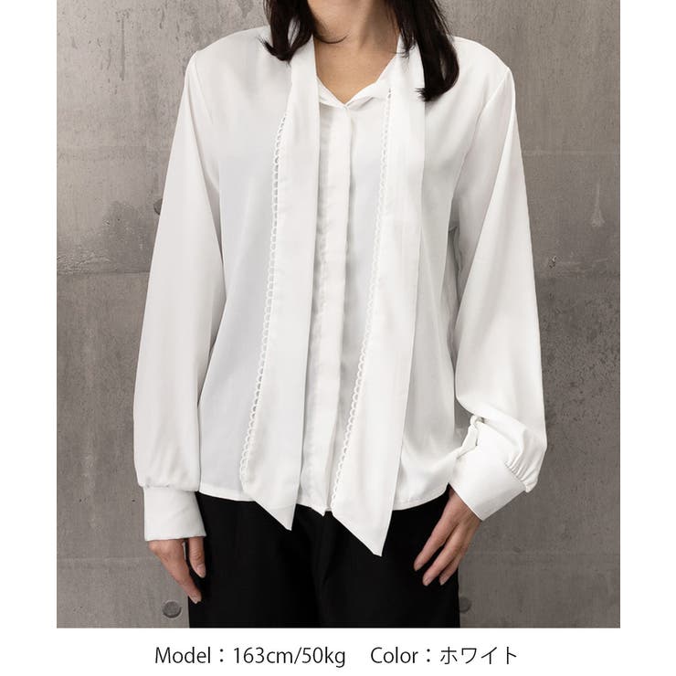 シフォンブラウス 無地 上品 | SUNSHINE CLOSET | 詳細画像7 