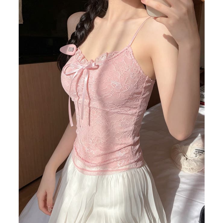 レディース フロントリボンキャミ おしゃれブラトップ | SUNSHINE CLOSET | 詳細画像12 
