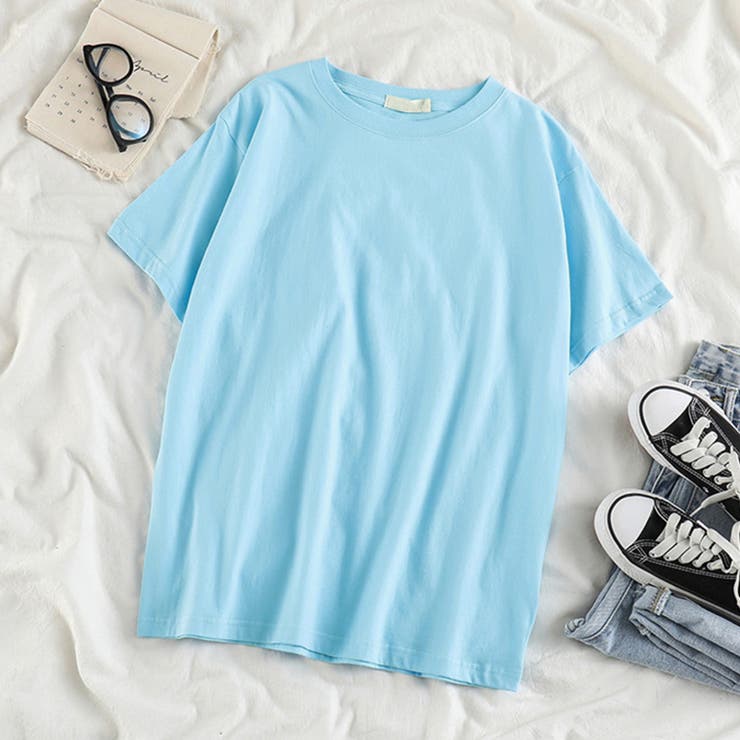 スカイブルー | カラーTシャツ レディース 無地tシャツ | SUNSHINE CLOSET