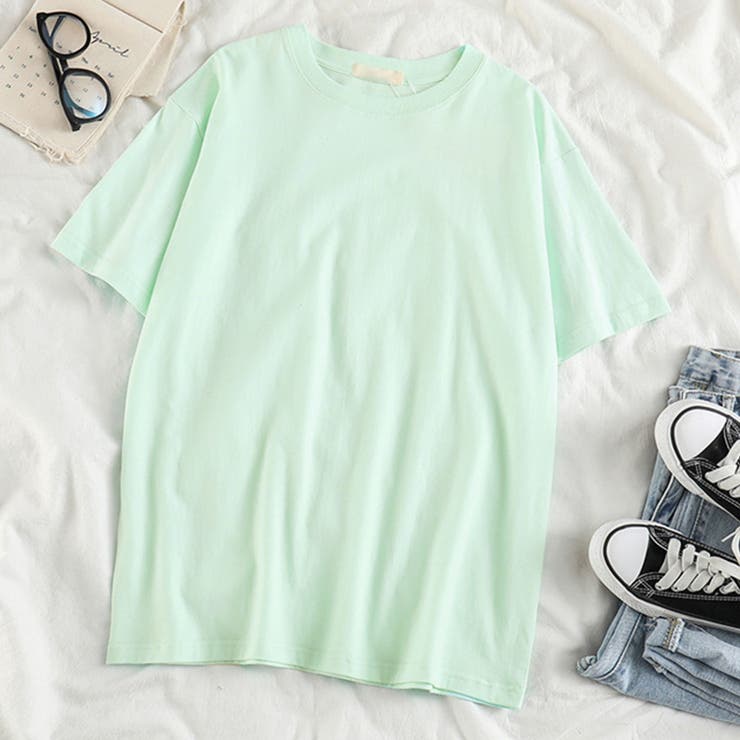 ミントグリーン | カラーTシャツ レディース 無地tシャツ | SUNSHINE CLOSET