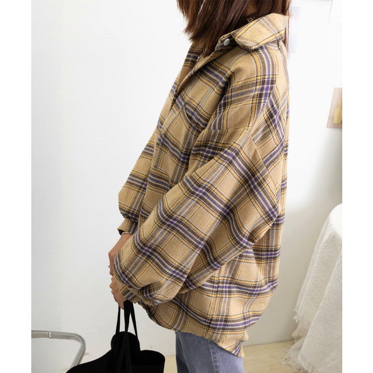 オーバーサイズ チェックシャツレディース | SUNSHINE CLOSET | 詳細画像23 