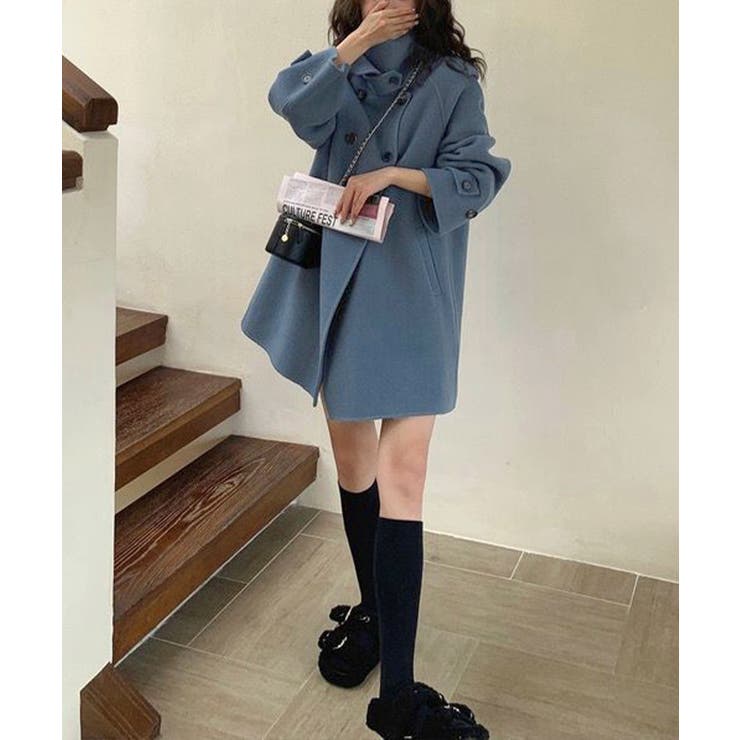 ダブルブレストトレンチコートミディアム丈 | SUNSHINE CLOSET | 詳細画像12 